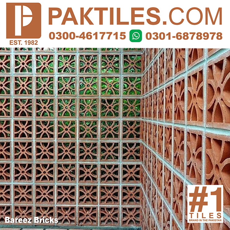9 No Wooden Mdf Jali this is Terracotta clay jali design in lahore
